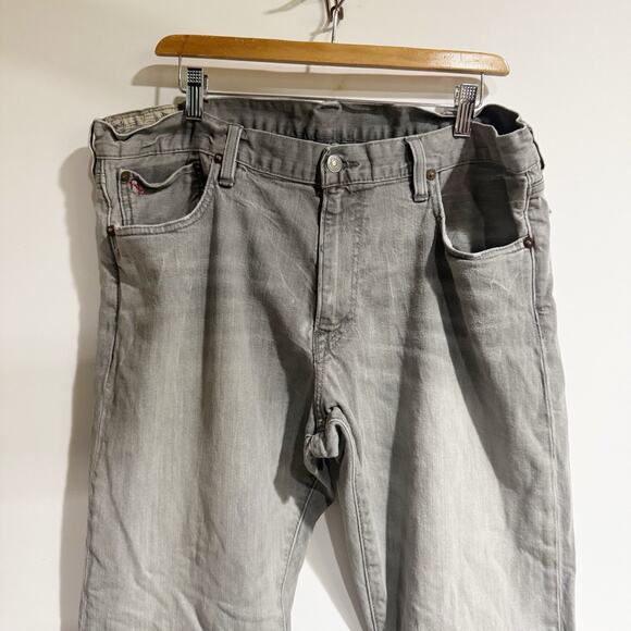 Polo Ralph Lauren Varick Slim Straight Jeans Men’s 38x30 Gray Denim - Picture 1 of 8